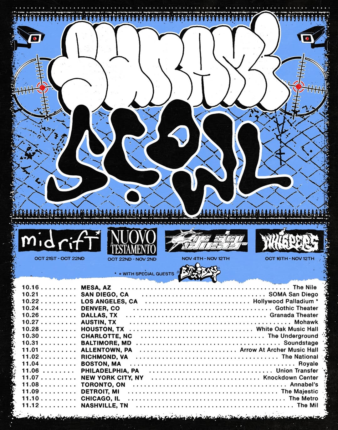 Sunami Tour Poster 2025